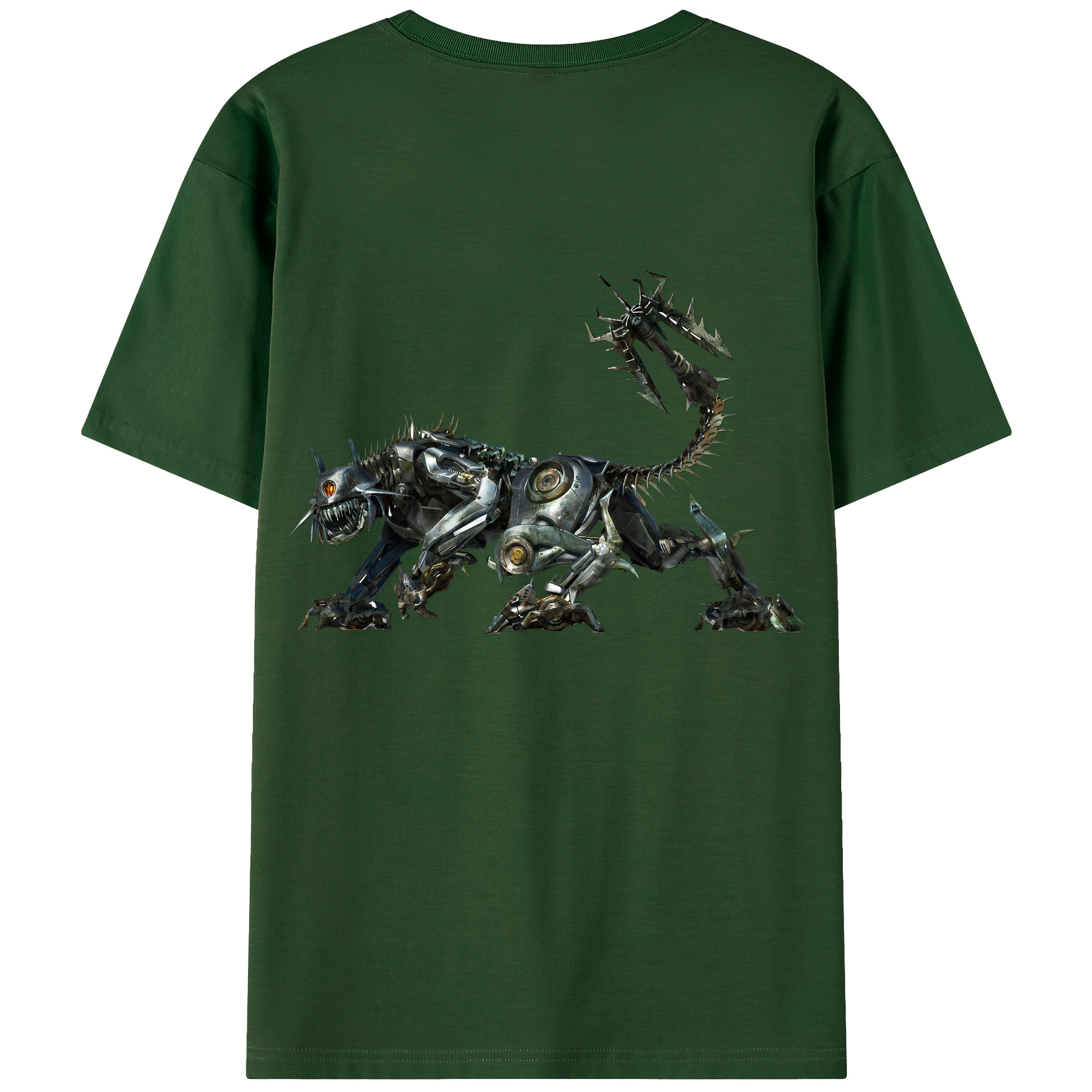 （画像用） Transformers トランスフォーマー 綿100％半袖Tシャツ（背面プリント）